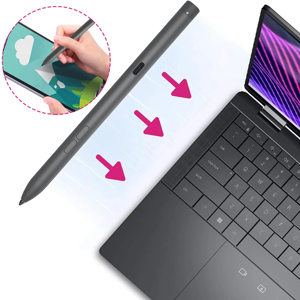 Rechargeable Active Pen PN7522W Laptop Pen Touch Screen Stylus Pen for Dell Latitude 5350 2in 1/7320 for Dell XPS 13 9315 2-in-1
Rechargeable Active Pen PN7522W Laptop Pen Touch Screen Stylus Pen for Dell Latitude 5350 2in 1/7320 for Dell XPS 13 9315 2-in-1