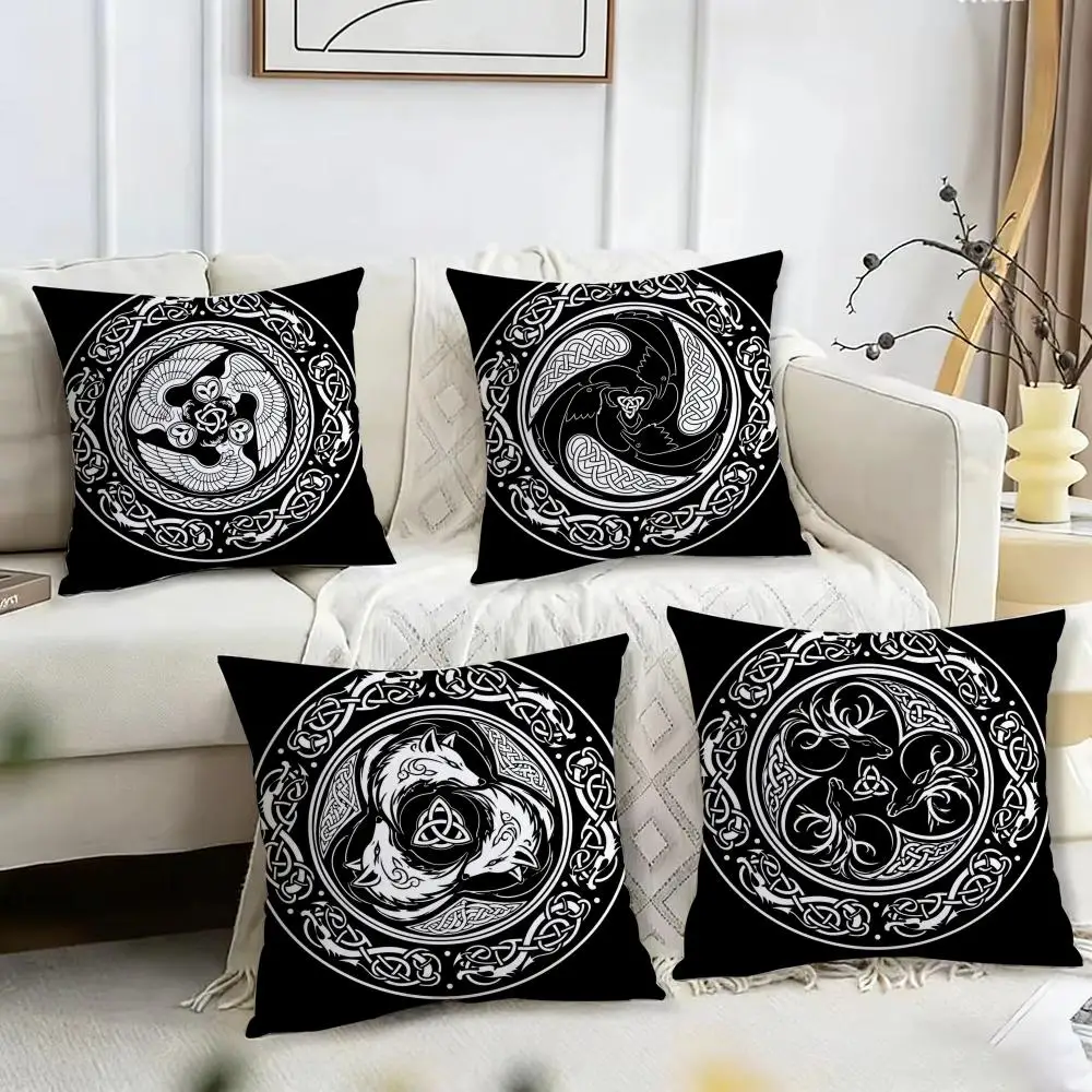 Viking culture Fashion Cushion Cover Pillow Case Short Plush Square Throw Pillow Covers Pillowcase Sofa Home Decor Gift
Viking culture Fashion Cushion Cover Pillow Case Short Plush Square Throw Pillow Covers Pillowcase Sofa Home Decor Gift