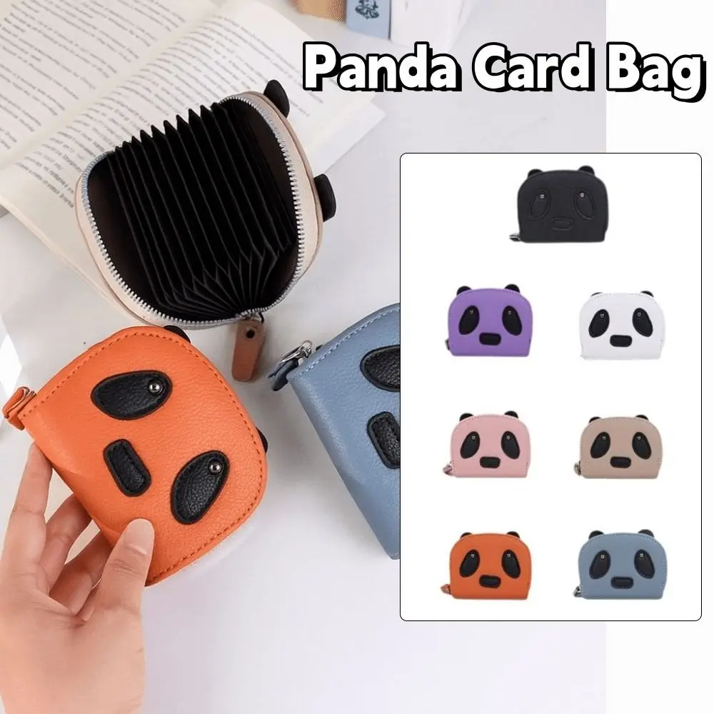 Cute Multiple Card Slots Panda Card Holder Zipper Korean Style PU Leather Coin Purse Clutch Mini Women Wallet Women
Cute Multiple Card Slots Panda Card Holder Zipper Korean Style PU Leather Coin Purse Clutch Mini Women Wallet Women