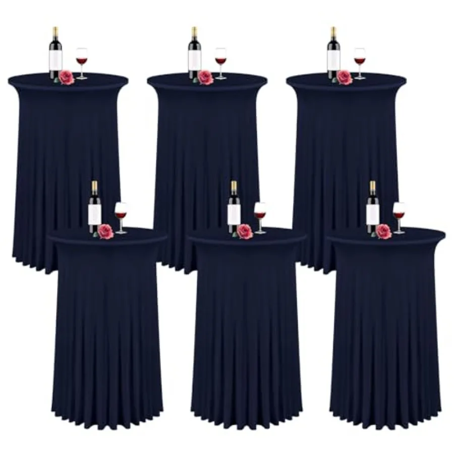 s Round Cocktail Table Skirt, Spandex Fitted High Top Table Skirt, Spandex Stretch Cocktail Tablecloth for Wedding Party Bar Ba
s Round Cocktail Table Skirt, Spandex Fitted High Top Table Skirt, Spandex Stretch Cocktail Tablecloth for Wedding Party Bar Ba