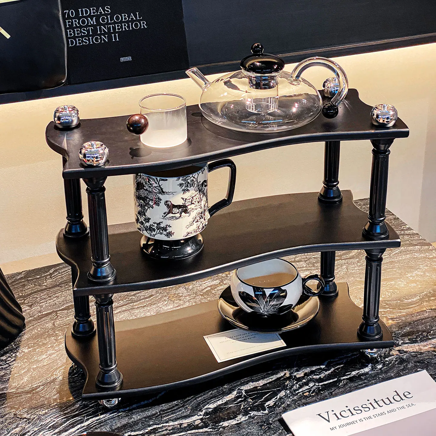 Double Layer Wood Cup Holder for Tea Cups And Kettles Multi Level Storage Ra Home Countertop Organizer
Double Layer Wood Cup Holder for Tea Cups And Kettles Multi Level Storage Ra Home Countertop Organizer