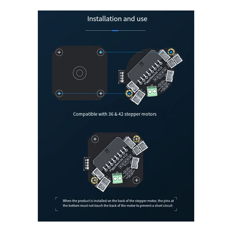 Superior-PIGGYBACK36 V1.0 Бесшумная плата управления 3D-принтером Терминальный интерфейс для повышенной подключения DIY Надежная материнская плата 
Superior-PIGGYBACK36 V1.0 Бесшумная плата управления 3D-принтером Терминальный интерфейс для повышенной подключения DIY Надежная материнская плата