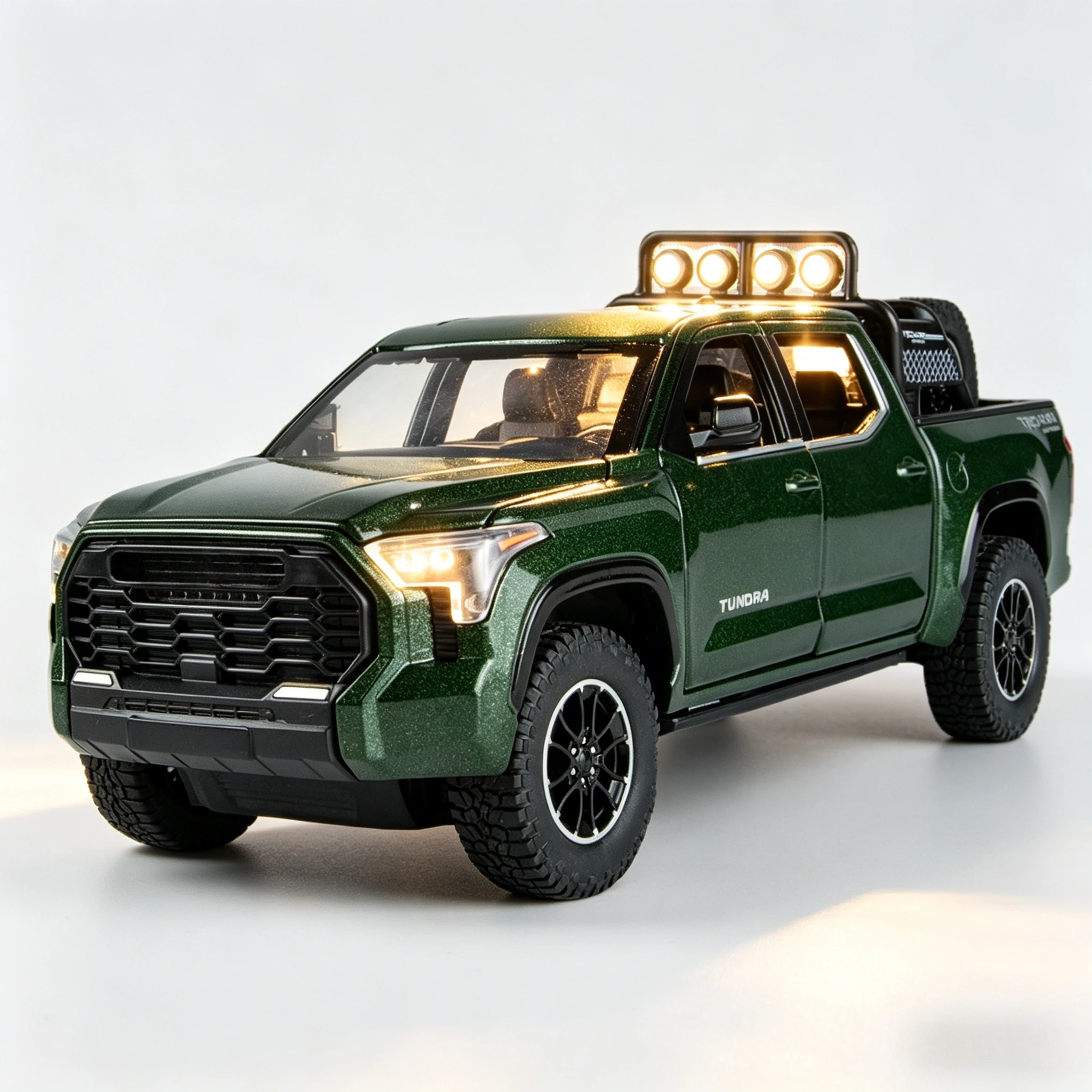Simulation 1:24 Scale Tundra Off Road Car Model Metal Diecast Pickup Truck Toys Vehicles For Kids Boys Sound And Light
Simulation 1:24 Scale Tundra Off Road Car Model Metal Diecast Pickup Truck Toys Vehicles For Kids Boys Sound And Light