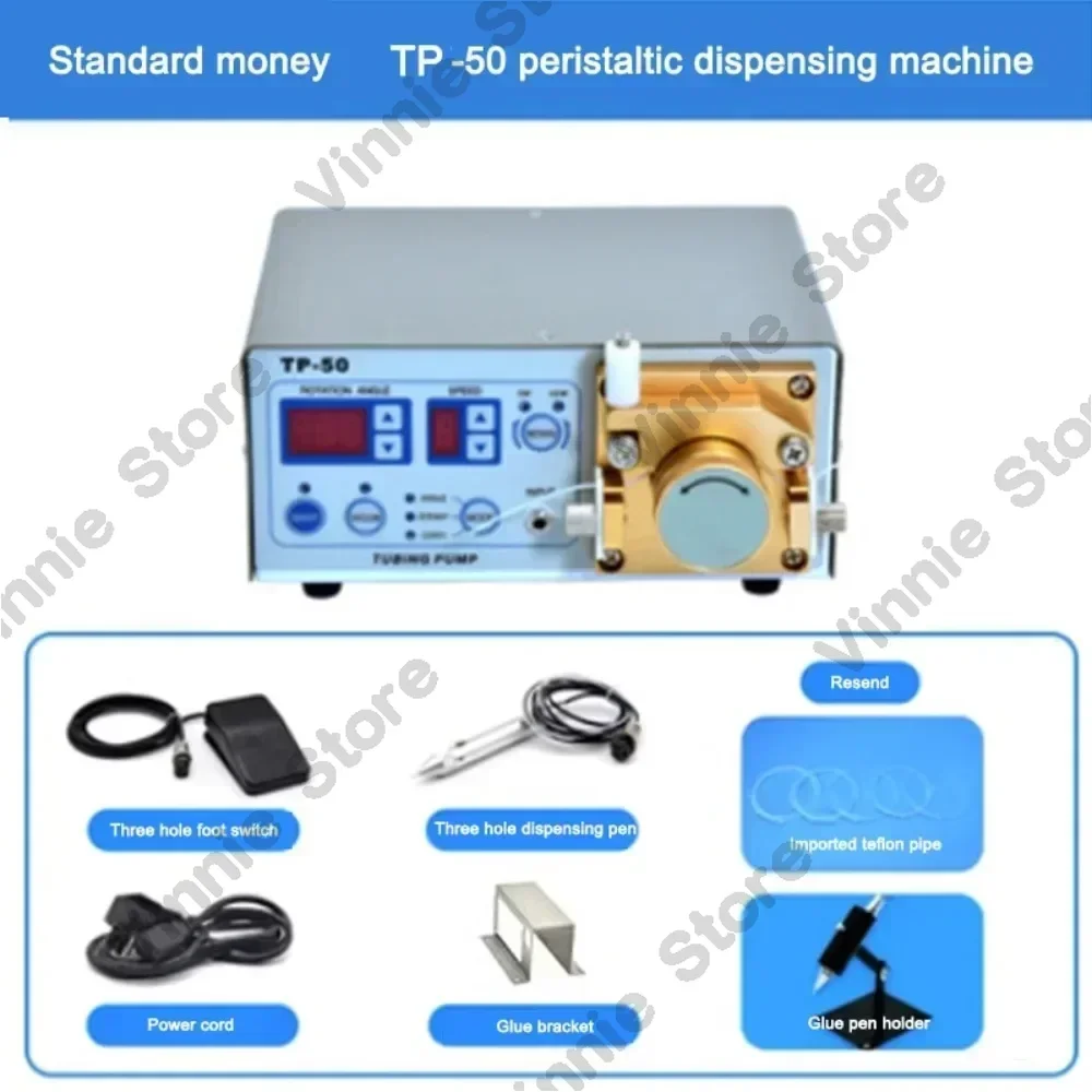 TP-50 Peristaltic Electric Dispenser Automatic Glue machin Multifunction Swivel Stand Hydrogel Pens For 502/401 Flowing Liquid
TP-50 Peristaltic Electric Dispenser Automatic Glue machin Multifunction Swivel Stand Hydrogel Pens For 502/401 Flowing Liquid