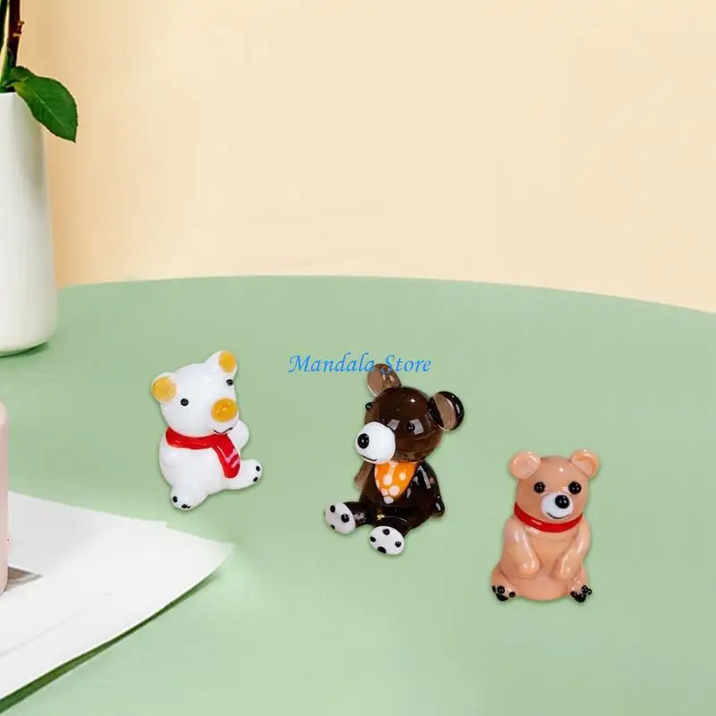 U2JC Glass Bear Figurine Collectible Art Glass Bear Miniature Animal Statue Gift
U2JC Glass Bear Figurine Collectible Art Glass Bear Miniature Animal Statue Gift