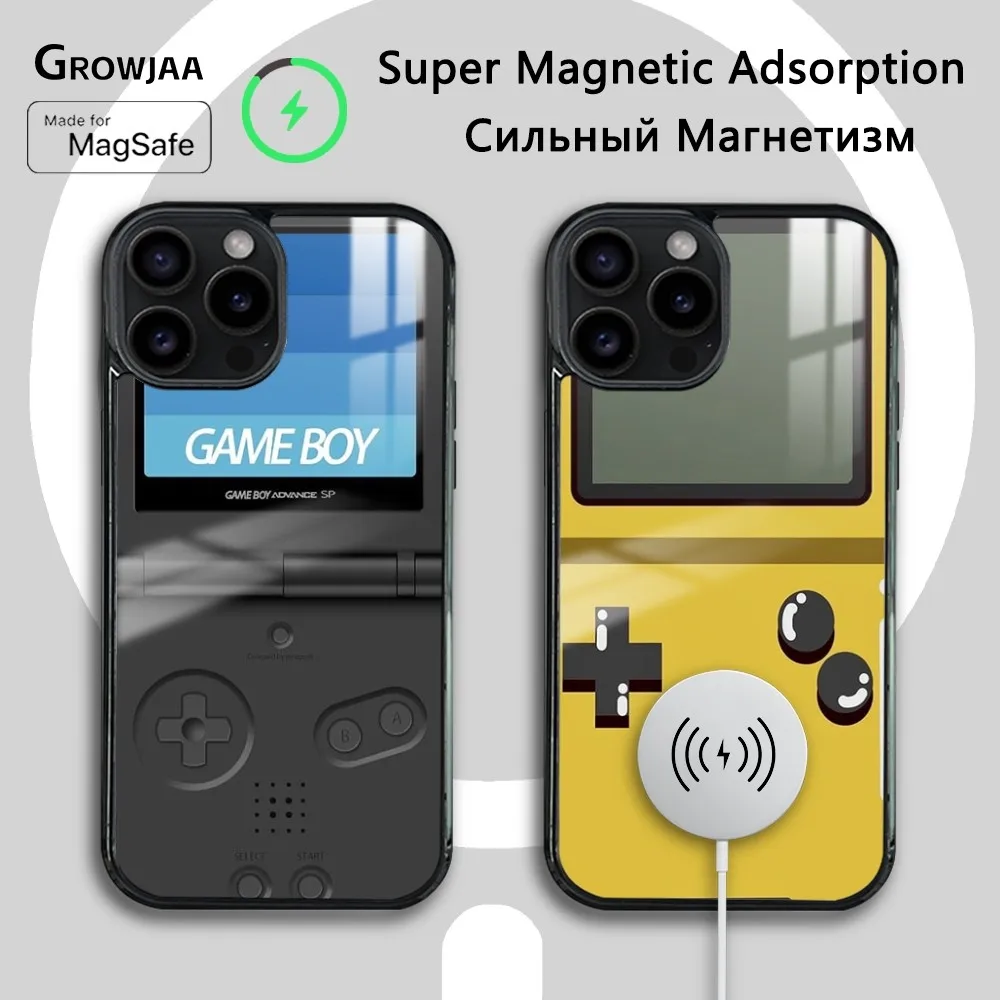 Game Boy Machine Phone Case For iPhone 16 15 14 13 12 11 Pro Max Plus Mini New Magsafe Mirror Wireless Magnetic Cover
Game Boy Machine Phone Case For iPhone 16 15 14 13 12 11 Pro Max Plus Mini New Magsafe Mirror Wireless Magnetic Cover