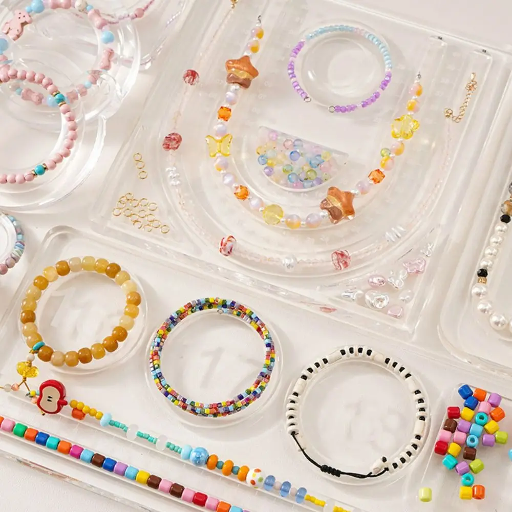 Acrylic Bracelet Beading Board Measuring Tool DIY Bracelet Beading Organizer Tray Work Benches Tray Bracelet Display Stand
Acrylic Bracelet Beading Board Measuring Tool DIY Bracelet Beading Organizer Tray Work Benches Tray Bracelet Display Stand