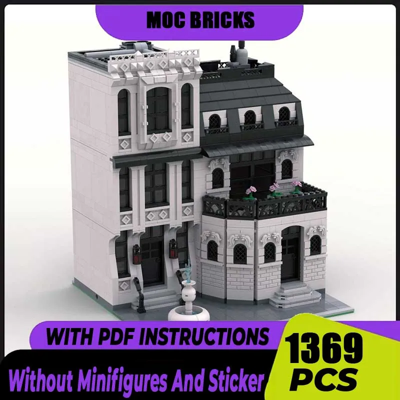 City Street View Model Moc Building Blocks Old Town Architecture Model Technology Bricks DIY Assembly Toys Construstion Gifts
City Street View Model Moc Building Blocks Old Town Architecture Model Technology Bricks DIY Assembly Toys Construstion Gifts