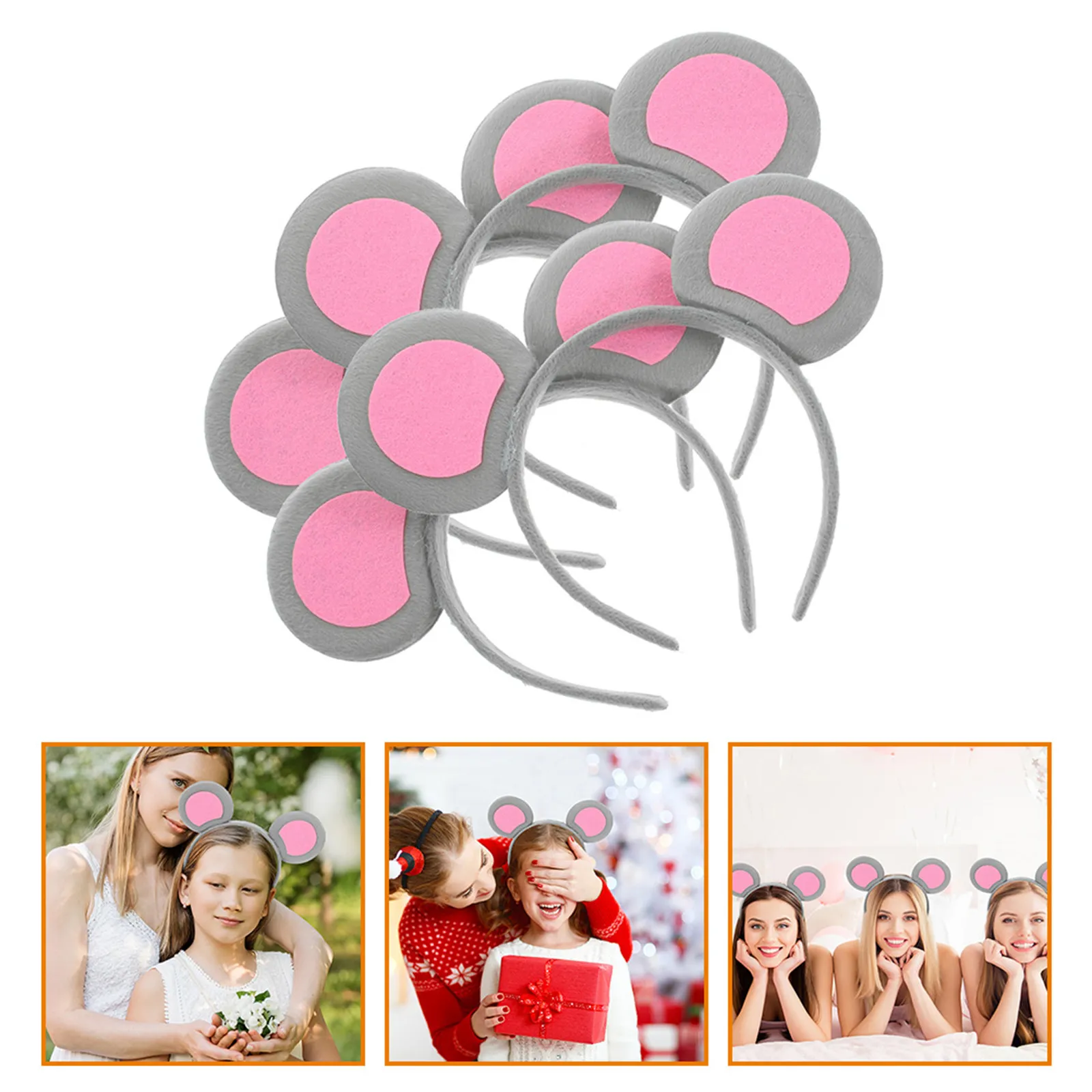 4Pcs Mouse Ears Headband Adult Size Versatile Stylish Cloth Design for Halloween Cosplay Costume Party Festival Role Play Wear
4Pcs Mouse Ears Headband Adult Size Versatile Stylish Cloth Design for Halloween Cosplay Costume Party Festival Role Play Wear