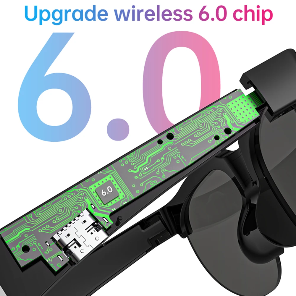 Smart Glasses AI Translator Hands-Free Music & Calls BT Sunglasses UV Protection Outdoor Sports Headphones for Men Women
Smart Glasses AI Translator Hands-Free Music & Calls BT Sunglasses UV Protection Outdoor Sports Headphones for Men Women