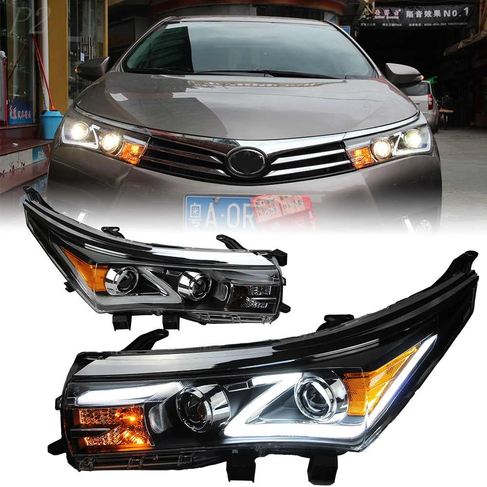 Фары для Toyota Corolla 2014-2016 автомобильные светодиодный товары DRL Hella ксеноновые линзы Hella Hid H7 автомобильные аксессуары
Фары для Toyota Corolla 2014-2016 автомобильные светодиодный товары DRL Hella ксеноновые линзы Hella Hid H7 автомобильные аксессуары