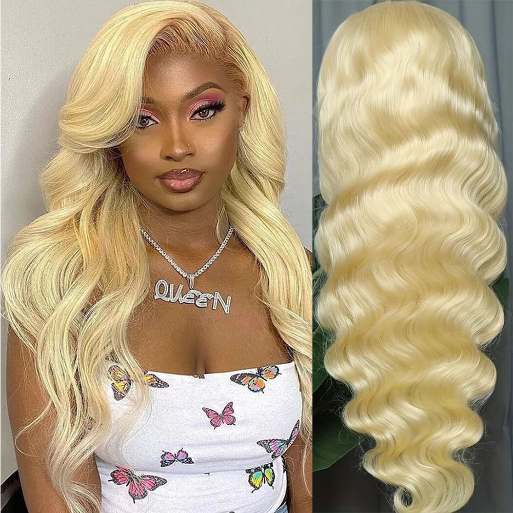 Blonde Wigs Human Hair #613 13x4 Body Wave Lace Front Wigs Human Hair Pre Plucked 200 Density HD Lace Frontal Wigs For Women
Blonde Wigs Human Hair #613 13x4 Body Wave Lace Front Wigs Human Hair Pre Plucked 200 Density HD Lace Frontal Wigs For Women
