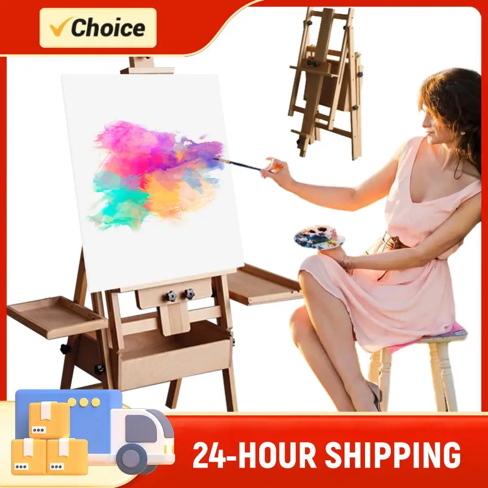 Многофункциональный мольберт из бука с выдвижным ящиком, подставка для рисования маслом, доска для рисования, мольберт для детей, для эскизов и масляной живописи
Многофункциональный мольберт из бука с выдвижным ящиком, подставка для рисования маслом, доска для рисования, мольберт для детей, для эскизов и масляной живописи