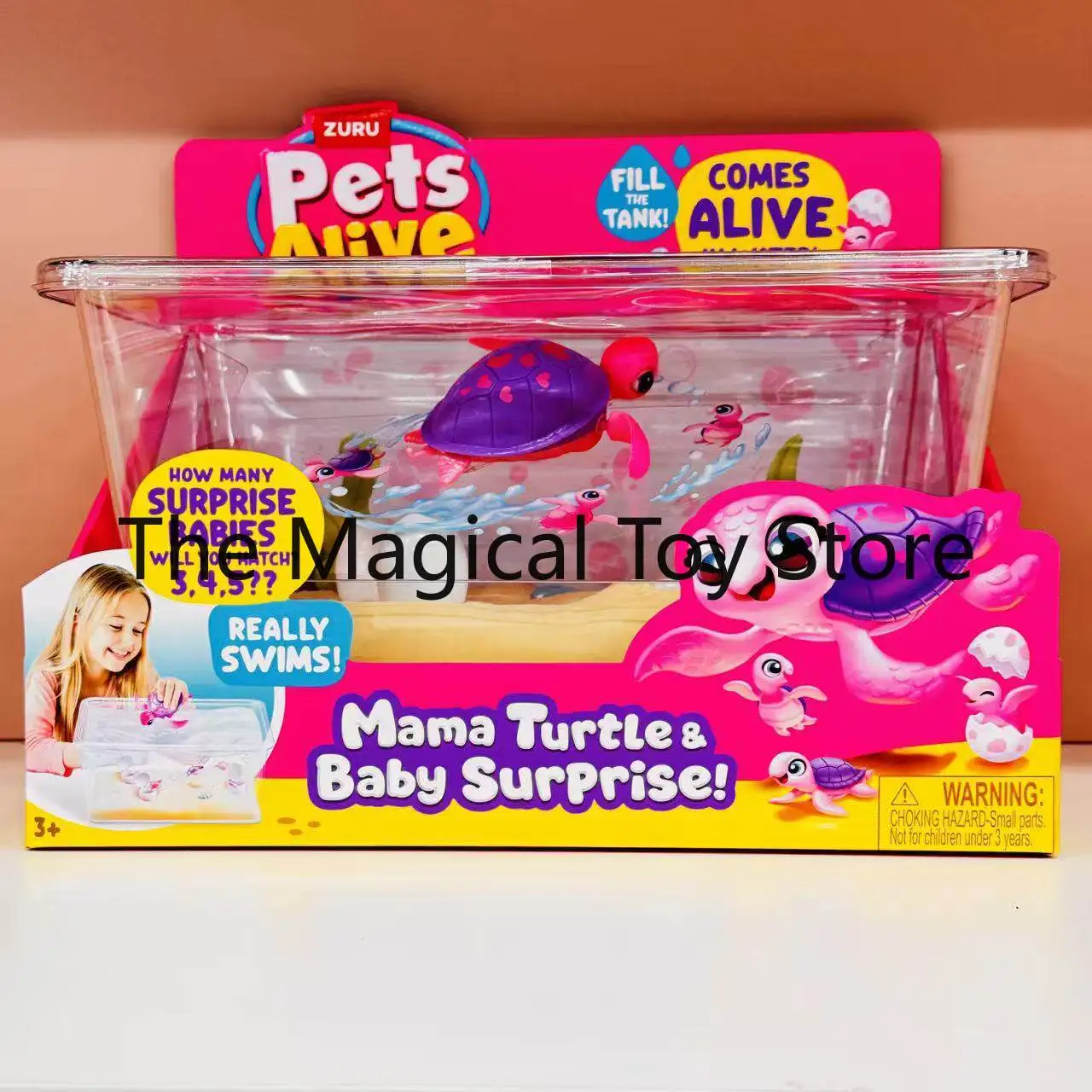 Original ZURU Pet Turtle Adventures: Interactive Swimming Turtle Toy Surprise Holiday Gift | Birthday Present
Original ZURU Pet Turtle Adventures: Interactive Swimming Turtle Toy Surprise Holiday Gift | Birthday Present