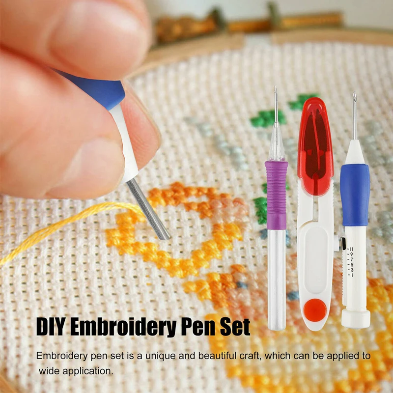 Набор ручек для вышивания перфораторов для рукоделия, шитья, вышивки крестом с нитками и несколькими иглами, набор инструментов для начинающих
Набор ручек для вышивания перфораторов для рукоделия, шитья, вышивки крестом с нитками и несколькими иглами, набор инструментов для начинающих