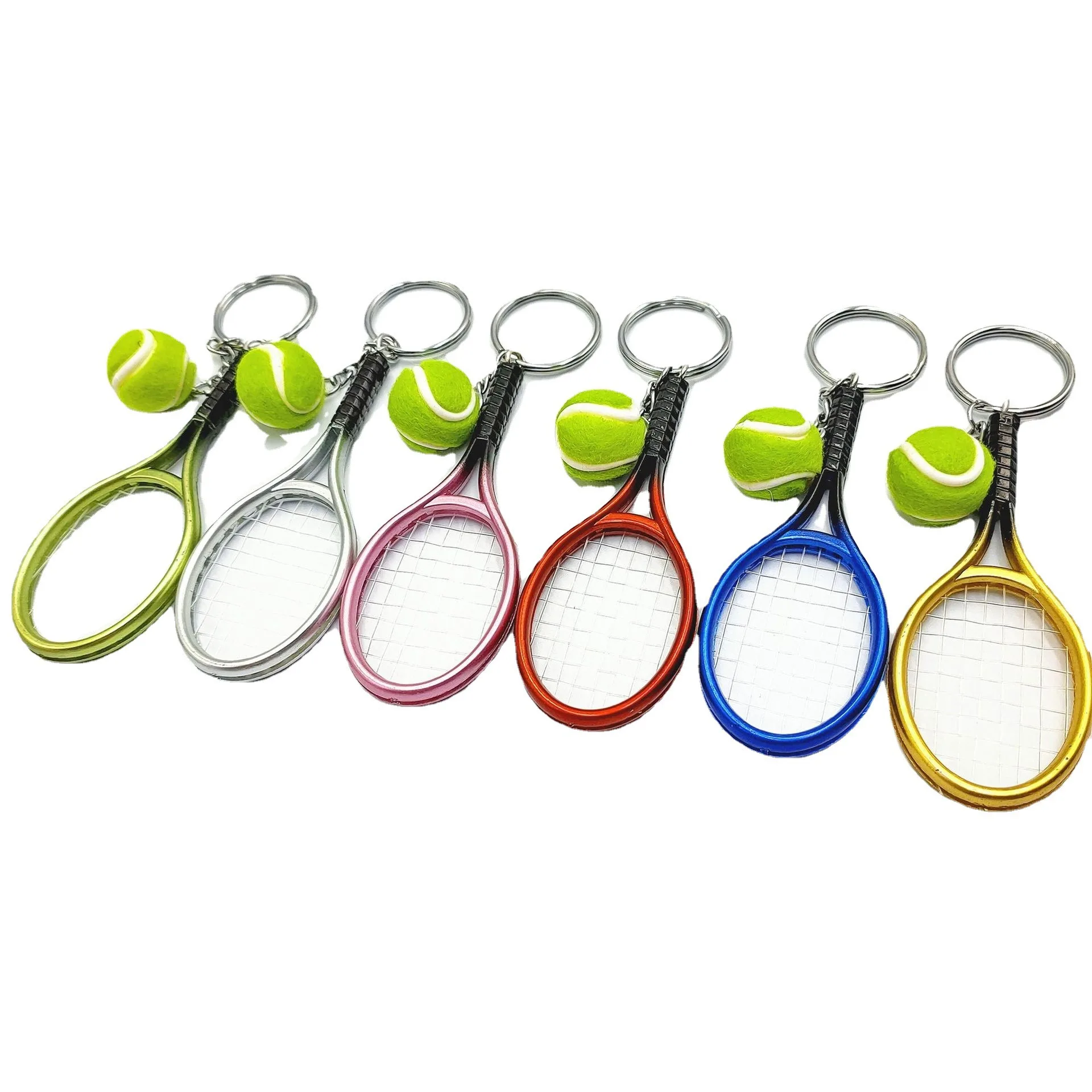 1pcs Plastic Simulated Tennis Ball And racket Keychain Pendant Bag Pendant Sports Gift Accessories
1pcs Plastic Simulated Tennis Ball And racket Keychain Pendant Bag Pendant Sports Gift Accessories