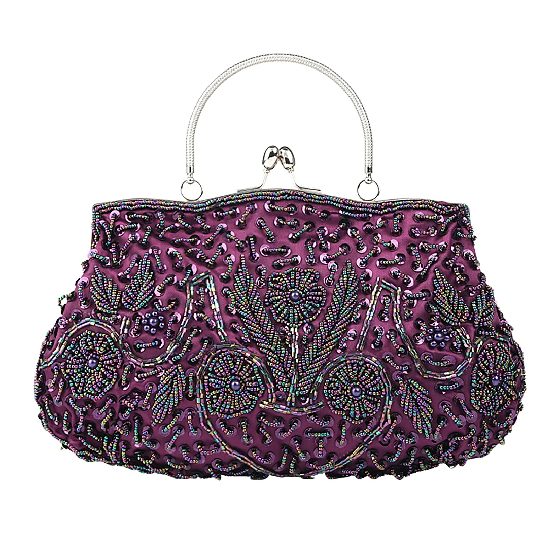 Handmade Glass Beaded Floral Clutch Bag For Women Evening Party Detachable Shoulder Strap Magnetic Snap Polyester Formal Wedding Crossbody Purse Multi Colors
Handmade Glass Beaded Floral Clutch Bag For Women Evening Party Detachable Shoulder Strap Magnetic Snap Polyester Formal Wedding Crossbody Purse Multi Colors