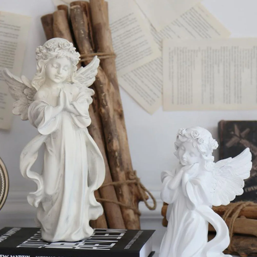 1pc Praying Angel White Resin Angel Girl Statue For Home Decor Desktop Craft Ornament Simulation Decoration Scene Layout
1pc Praying Angel White Resin Angel Girl Statue For Home Decor Desktop Craft Ornament Simulation Decoration Scene Layout