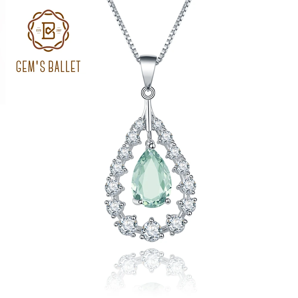 Gem's Ballet Classic Necklace For Charm Women Pendant Silver 925 Jewelry Engagement Wedding Party Gifts Smart Green Amethyst
Gem's Ballet Classic Necklace For Charm Women Pendant Silver 925 Jewelry Engagement Wedding Party Gifts Smart Green Amethyst