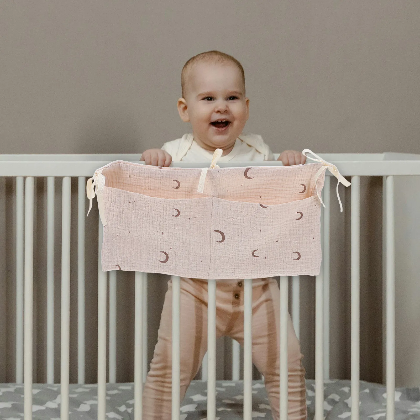 Double-Layer Cotton Baby Bedside Hanging Storage Bag 2 Pockets Crib Organizer Stroller Hanging Bag Nursery Diaper Bottle
Double-Layer Cotton Baby Bedside Hanging Storage Bag 2 Pockets Crib Organizer Stroller Hanging Bag Nursery Diaper Bottle