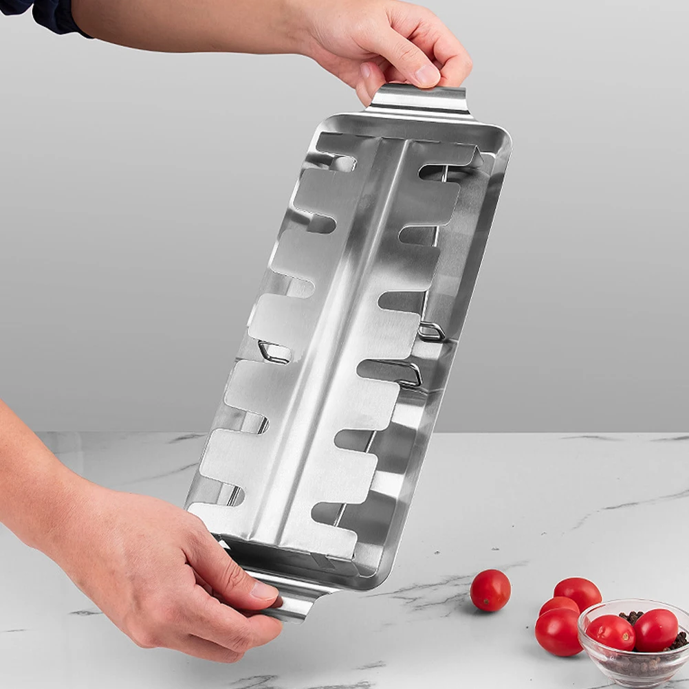 1Set Foldable Stainless Steel Grill Rack Chicken Leg Wing Roaster Stand Durable No Odor Fine Grinding Smooth Surface
1Set Foldable Stainless Steel Grill Rack Chicken Leg Wing Roaster Stand Durable No Odor Fine Grinding Smooth Surface