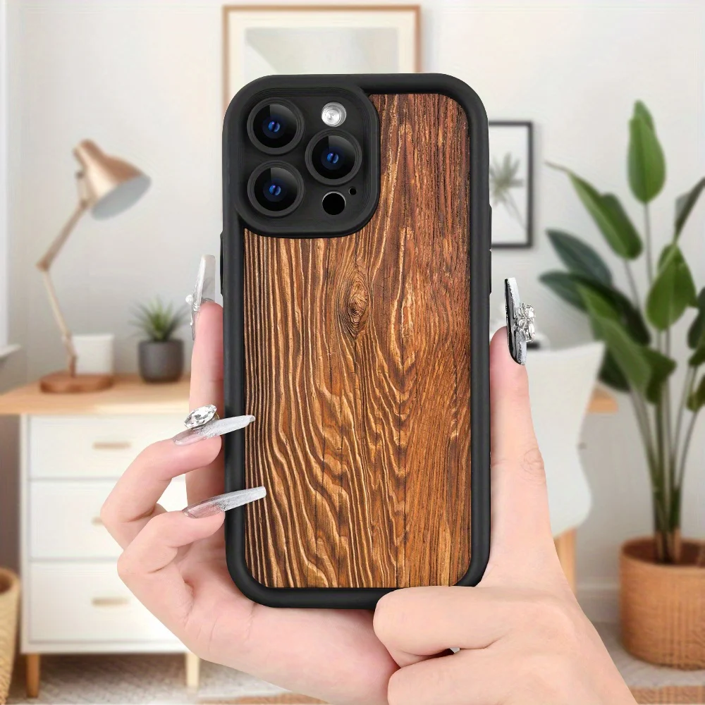 Simple wood grain pattern phone case for iPhone 16 15 14 13 12 11 Pro/ Max/Plus shock-proof rear cover anti-fingerprint
Simple wood grain pattern phone case for iPhone 16 15 14 13 12 11 Pro/ Max/Plus shock-proof rear cover anti-fingerprint