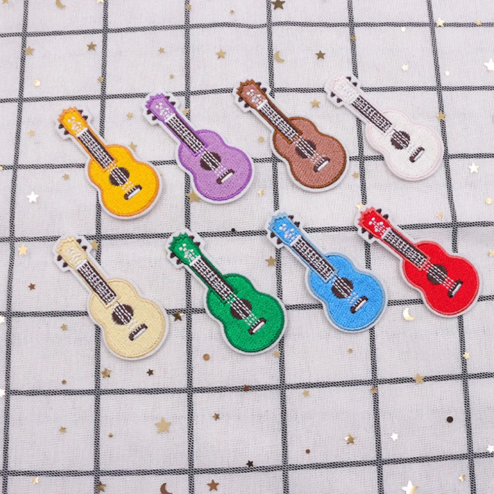 8Pcs Clothes Applique Patches Guitar Embroidered Novelty Repairing Sewing Supplies DIY Decoration for Jeans Jackets
8Pcs Clothes Applique Patches Guitar Embroidered Novelty Repairing Sewing Supplies DIY Decoration for Jeans Jackets