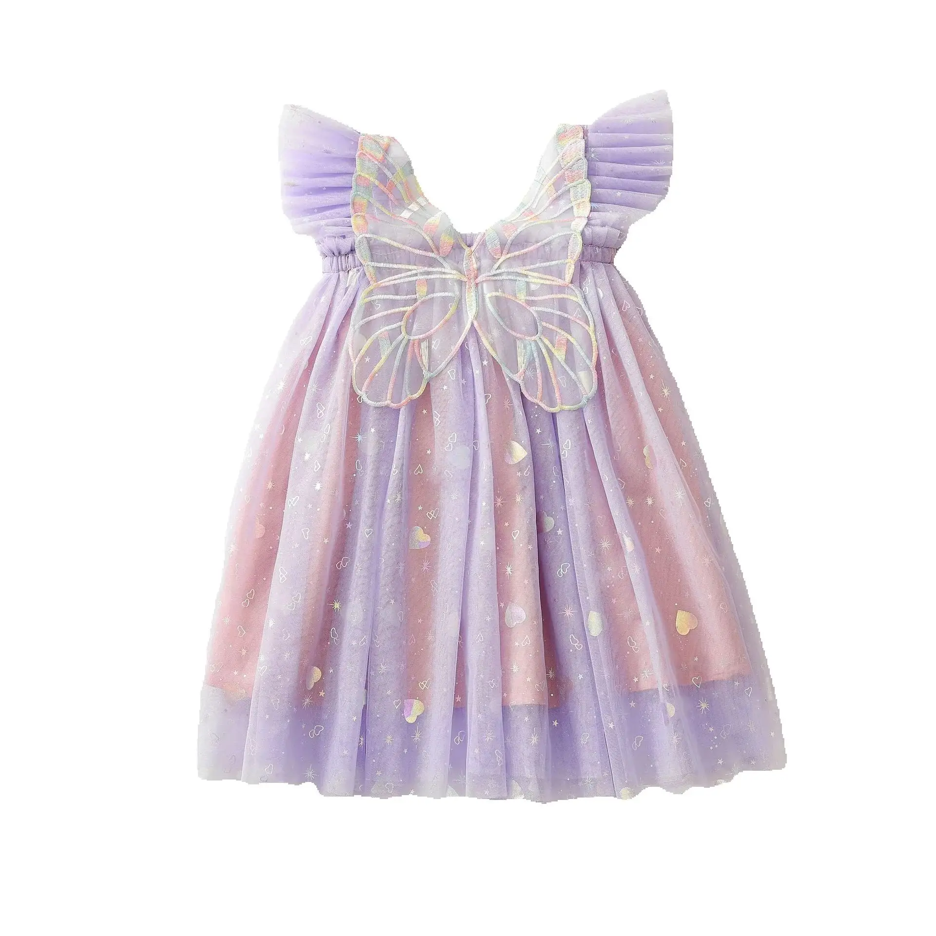 Girls Rainbow Mesh Tutu Dress Halter Princess Gown with Butterfly Wings Children's Poncho Little Dress for Kids' Party Wear
Girls Rainbow Mesh Tutu Dress Halter Princess Gown with Butterfly Wings Children's Poncho Little Dress for Kids' Party Wear