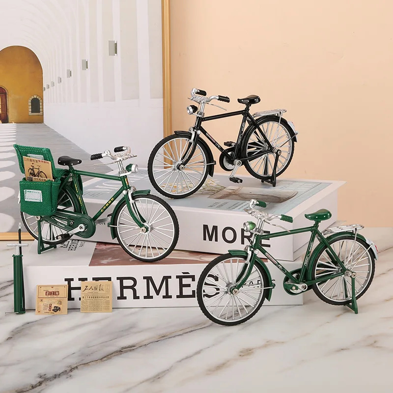 Vintage Classic Simulation Bicycle Model Ornament Children's Mini Bike Toy Gift Bicycle
Vintage Classic Simulation Bicycle Model Ornament Children's Mini Bike Toy Gift Bicycle