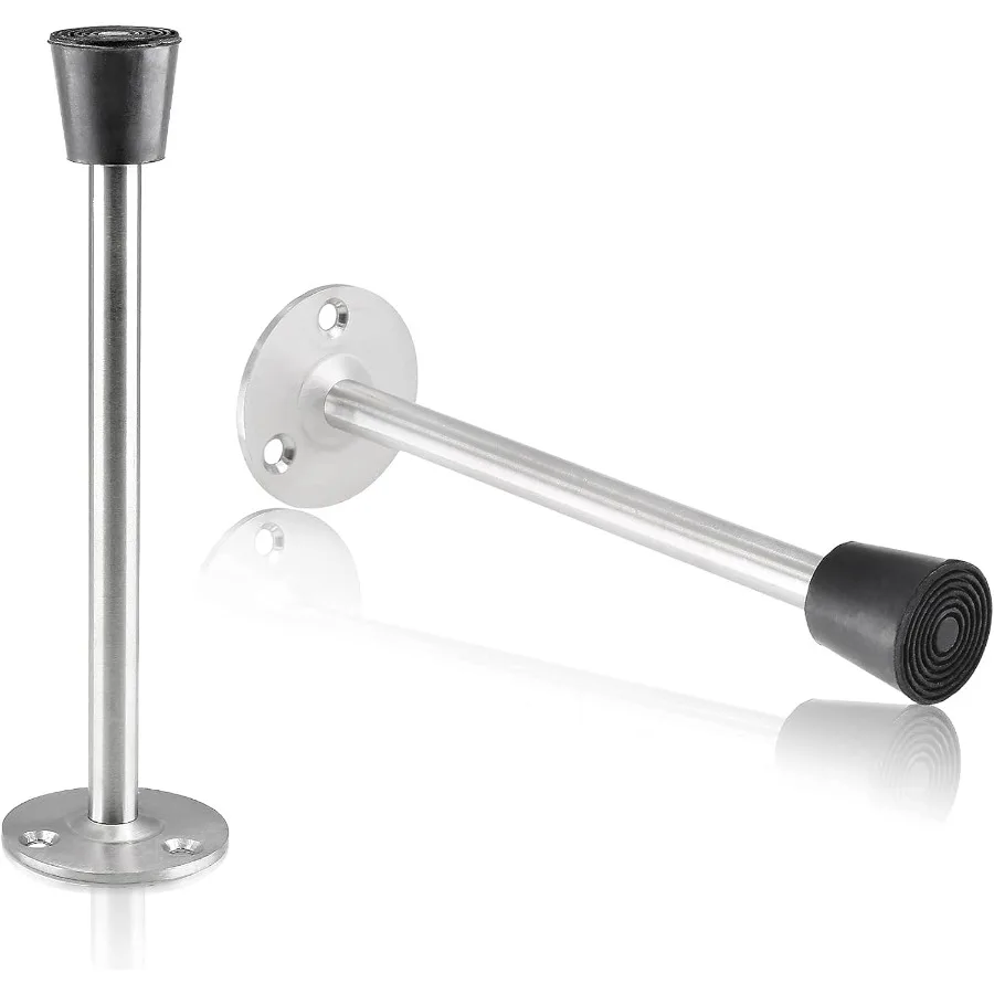 2 шт., сверхпрочный дверной стопор из нержавеющей стали, 6-дюймовый настенный дверной стопор с резиновым наконечником, бесшумный для защиты стен и дверей
2 шт., сверхпрочный дверной стопор из нержавеющей стали, 6-дюймовый настенный дверной стопор с резиновым наконечником, бесшумный для защиты стен и дверей