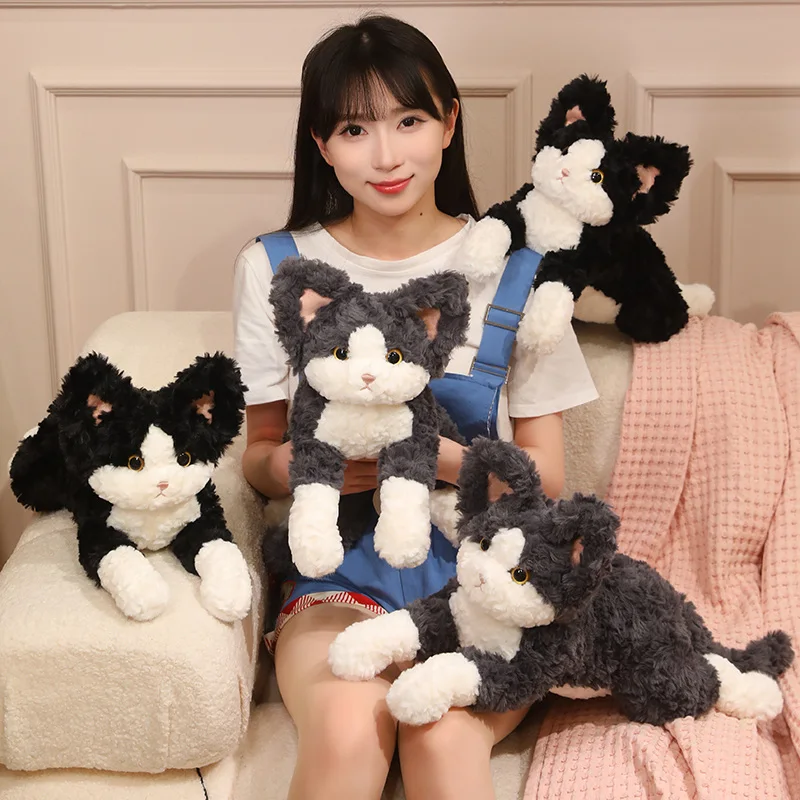 Soft Stuffed Animal Doll Child Gift 50cm Lying Posture German Rex Cat Plush Toy Devon Rex Cat Plush Doll
Soft Stuffed Animal Doll Child Gift 50cm Lying Posture German Rex Cat Plush Toy Devon Rex Cat Plush Doll