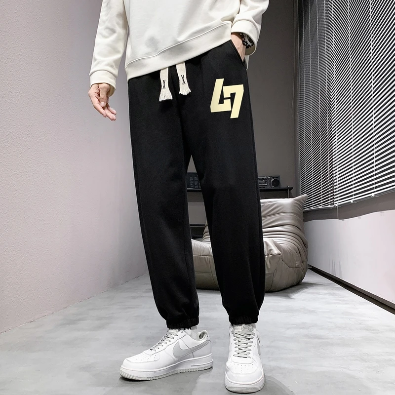 Модные мужские длинные брюки с принтом, тонкие повседневные спортивные брюки, длинные брюки большого размера, весна-осень, новинка, удобный свободный крой 
Модные мужские длинные брюки с принтом, тонкие повседневные спортивные брюки, длинные брюки большого размера, весна-осень, новинка, удобный свободный крой