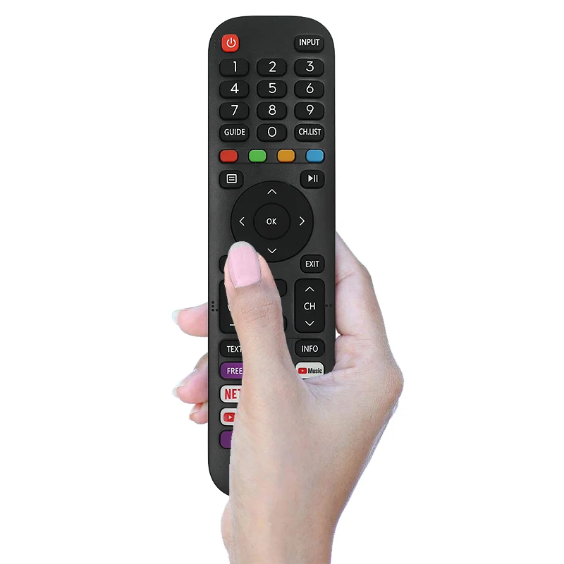 Original Remote Control Compatible with Hisense VIDAA Smart 4K UHD LCD TV
Original Remote Control Compatible with Hisense VIDAA Smart 4K UHD LCD TV