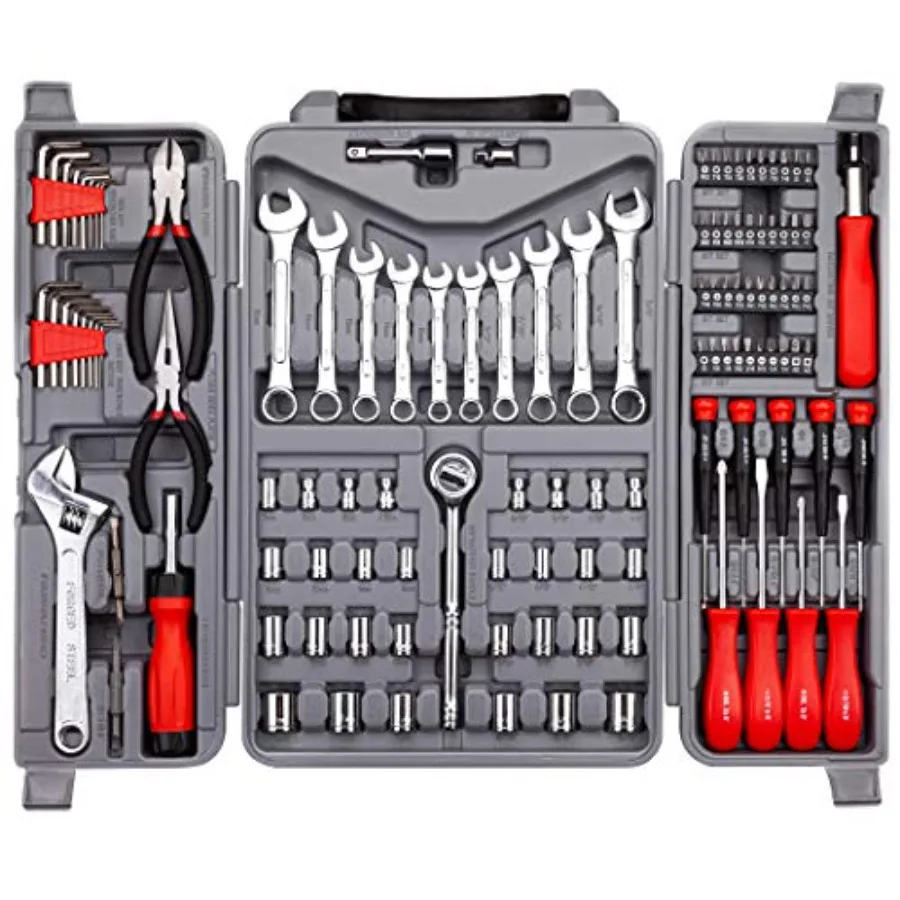 s Socket Wrench Set Auto Repair Tool Set Toolbox Storage Case General Household Tool Kit Perfect for Homeowner Diyer Handyman
s Socket Wrench Set Auto Repair Tool Set Toolbox Storage Case General Household Tool Kit Perfect for Homeowner Diyer Handyman