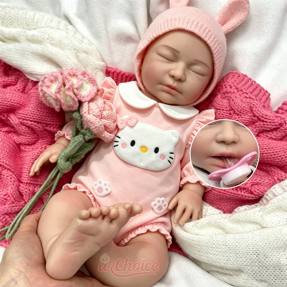 55cm Soft Texture Silicone Reborn Baby Girl Realistic Comfortable To Hold Warm Accompany Doll For Adult Collectors Gift
55cm Soft Texture Silicone Reborn Baby Girl Realistic Comfortable To Hold Warm Accompany Doll For Adult Collectors Gift
