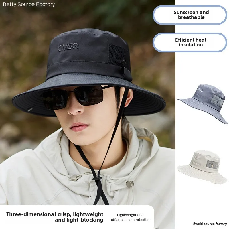 Summer New Hat Men's Breathable Hiking Fishing Fisherman Hat Sunshade Sunscreen Sun Hat Windproof Mountaineering cap
Summer New Hat Men's Breathable Hiking Fishing Fisherman Hat Sunshade Sunscreen Sun Hat Windproof Mountaineering cap
