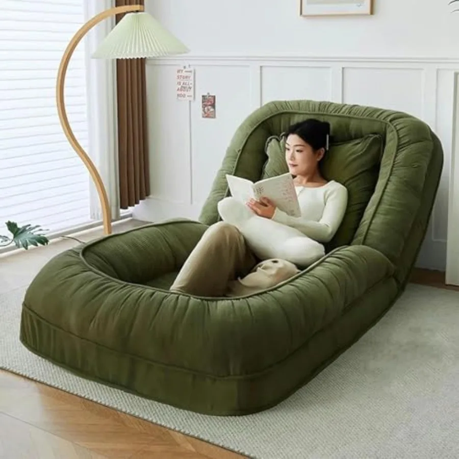 Human Dog Bed Foldable for Adults, Adjustable Lazy Sofa Bed with 6-Position, 70"x37"x10" Soft and Cozy Large Bean Bag Lazy Sofa
Human Dog Bed Foldable for Adults, Adjustable Lazy Sofa Bed with 6-Position, 70"x37"x10" Soft and Cozy Large Bean Bag Lazy Sofa