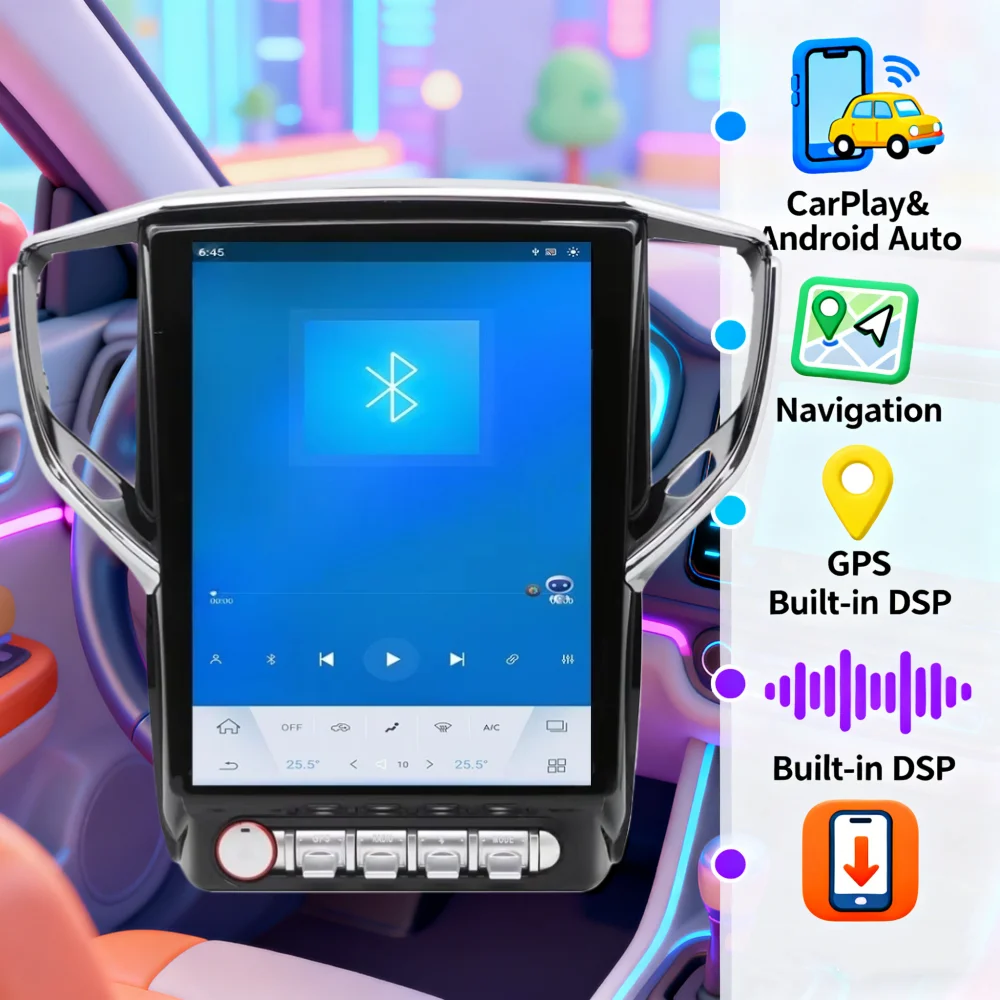 Автомобильное радио Android для Maserati Ghibli 2013-2014-2019 с вертикальным IPS-экраном, мультимедийная GPS-навигация, автомобильный плеер, радио DSP
Автомобильное радио Android для Maserati Ghibli 2013-2014-2019 с вертикальным IPS-экраном, мультимедийная GPS-навигация, автомобильный плеер, радио DSP