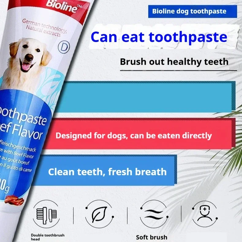 Multi-Flavor Pet Toothpaste for Dogs/Cats -Pets Do Not Reject Oral Cleaning Care Tartar Control & Breath Freshener with
Multi-Flavor Pet Toothpaste for Dogs/Cats -Pets Do Not Reject Oral Cleaning Care Tartar Control & Breath Freshener with