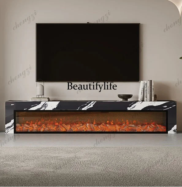Floor-to-ceiling large rock slab TV cabinet simulation fire fireplace living room high-end modern simple decorative furnace core
Floor-to-ceiling large rock slab TV cabinet simulation fire fireplace living room high-end modern simple decorative furnace core