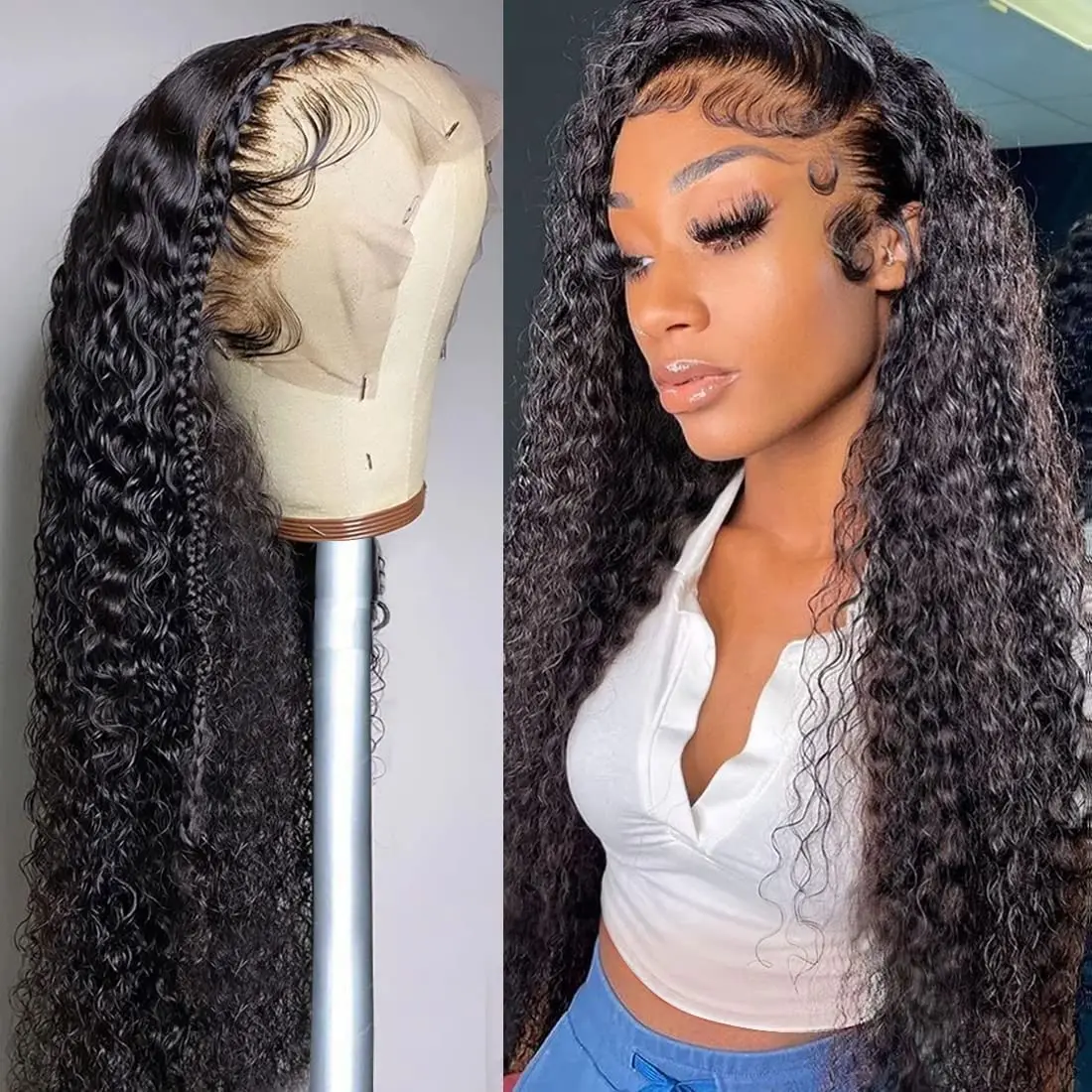 30 Inch Deep Wave Wigs Human Hair 13x4 Hd Lace Frontal Wigs Water Wave 4x4 Lace Closure Wig Remy Brazilian Curly Wigs For Women
30 Inch Deep Wave Wigs Human Hair 13x4 Hd Lace Frontal Wigs Water Wave 4x4 Lace Closure Wig Remy Brazilian Curly Wigs For Women