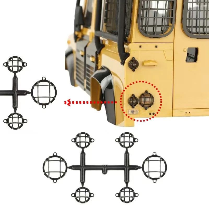 Round Tail Light Cover for 1/10 RC Crawler Traxxas TRX4 Defender D90 RD110 R041-A Accessories R041-A
Round Tail Light Cover for 1/10 RC Crawler Traxxas TRX4 Defender D90 RD110 R041-A Accessories R041-A
