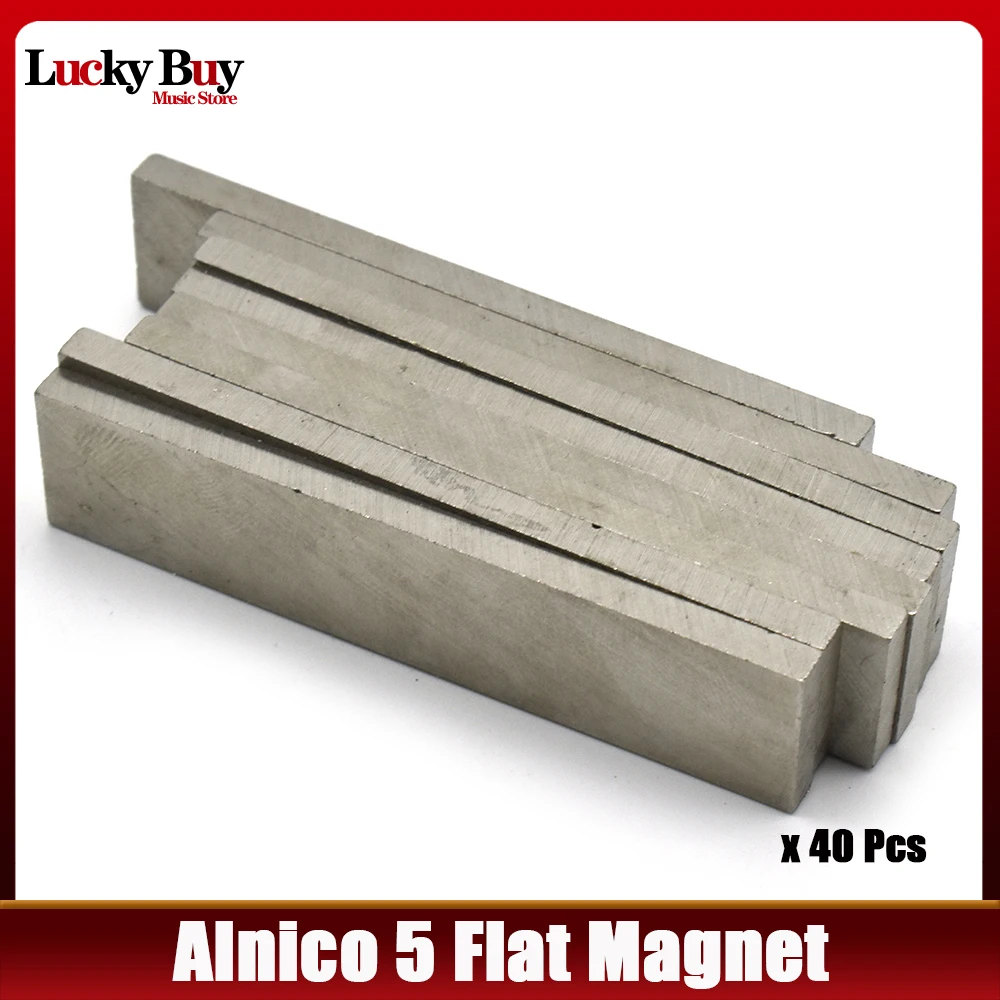 40Pcs Humbucker Magnetized Alnico 5 Bar Magnet for Guitar Pickup Producing Accessories 60*3.2*13MM
40Pcs Humbucker Magnetized Alnico 5 Bar Magnet for Guitar Pickup Producing Accessories 60*3.2*13MM