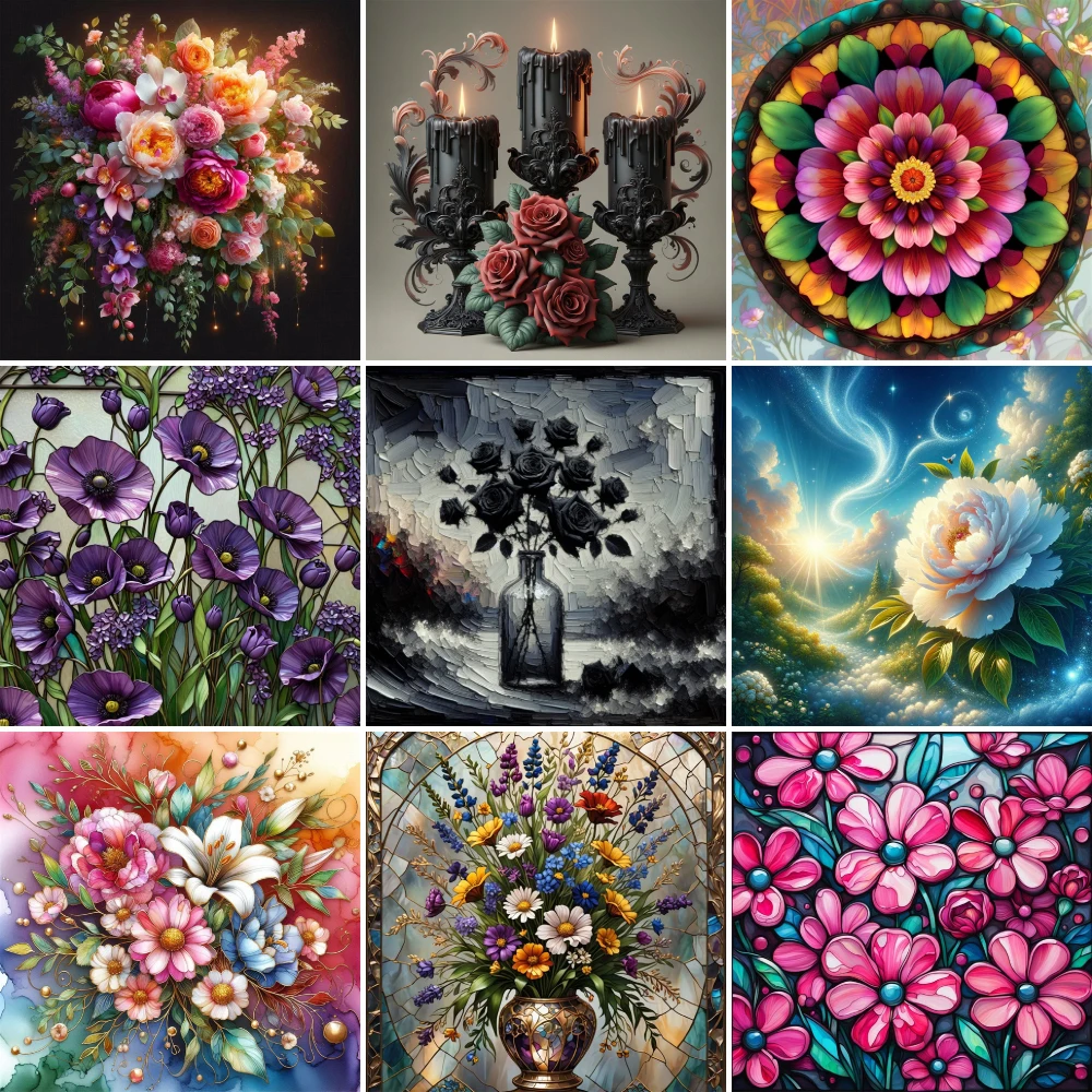 Flowers Rose Peony Pre-Printed Cross-Stitch Embroidery Complete Kit Painting Handiwork Craft Hobby Promotions Jewelry Different
Flowers Rose Peony Pre-Printed Cross-Stitch Embroidery Complete Kit Painting Handiwork Craft Hobby Promotions Jewelry Different