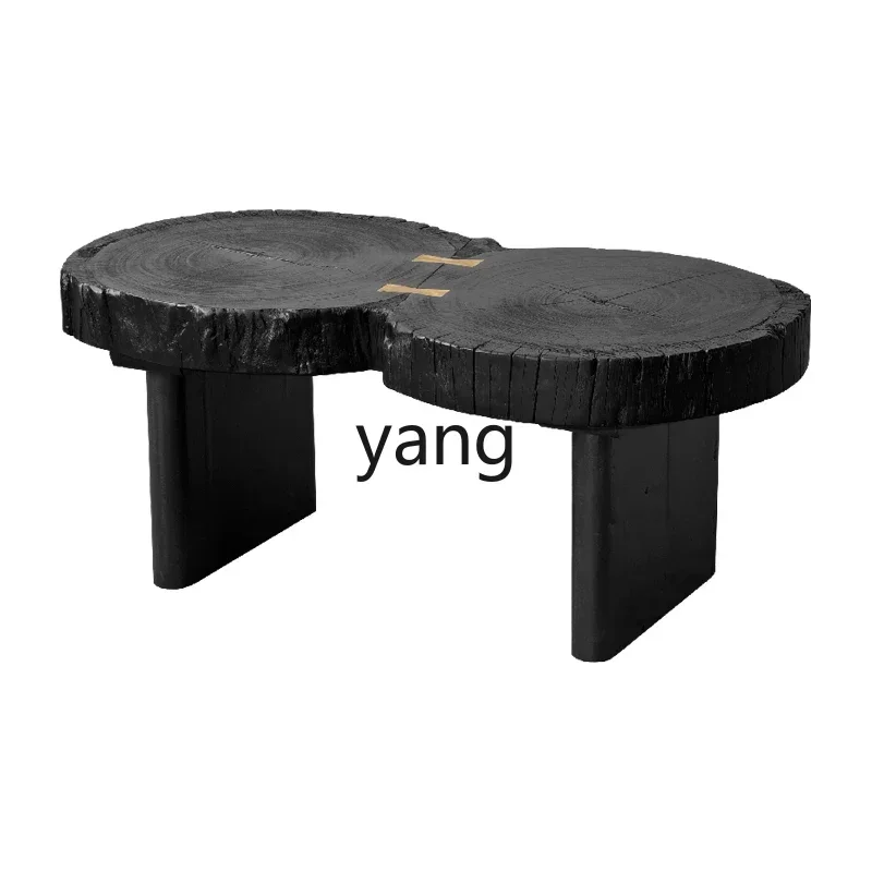 LTT stump splicing round cake coffee table, wabi sandy wind log coffee table designer furniture
LTT stump splicing round cake coffee table, wabi sandy wind log coffee table designer furniture