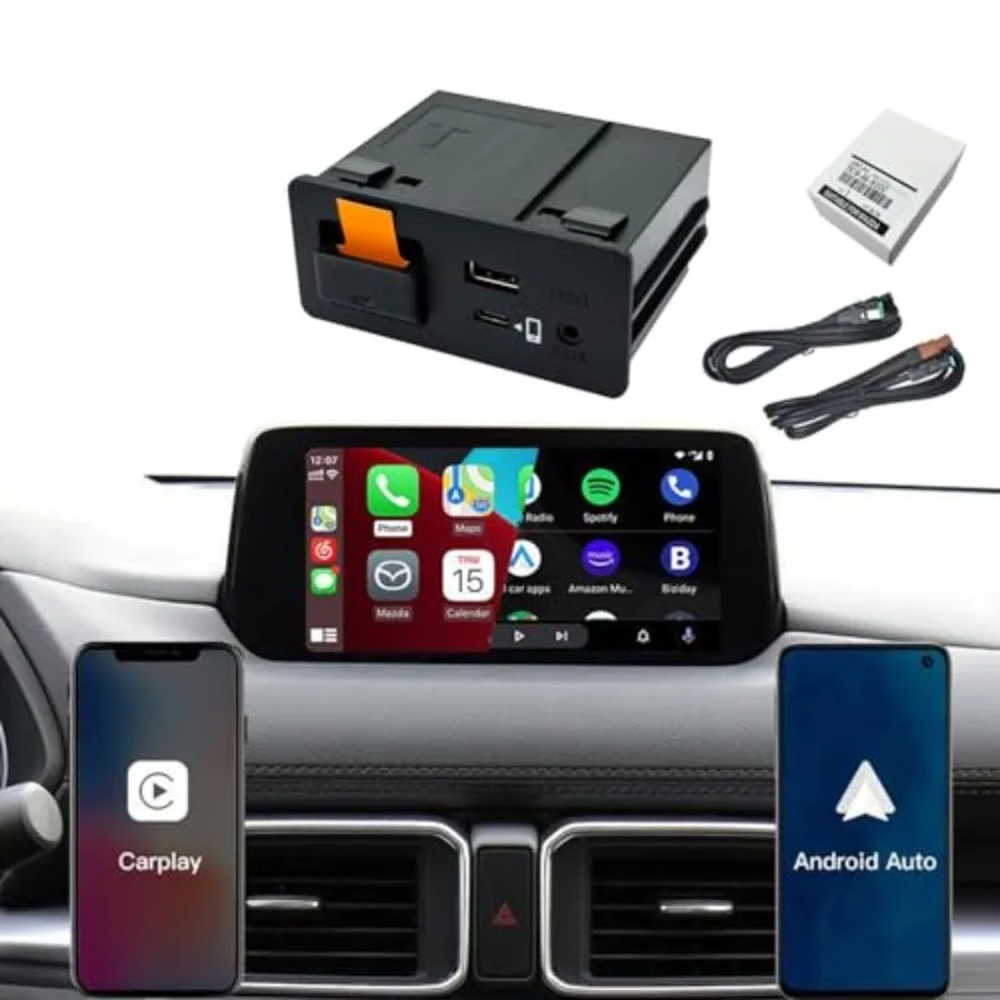Mazda Apple CarPlay Android Auto Wired Adapter for MZD Connect 2015-2020 ABS plastic black fast charge + Type-C port 2024 upgra
Mazda Apple CarPlay Android Auto Wired Adapter for MZD Connect 2015-2020 ABS plastic black fast charge + Type-C port 2024 upgra