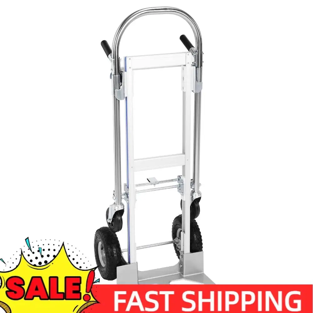 2-in-1 Heavy Duty Industrial Collapsible Cart with Wheels Convertible Dolly 800LBS Capacity for Construction Warehouse Factories
2-in-1 Heavy Duty Industrial Collapsible Cart with Wheels Convertible Dolly 800LBS Capacity for Construction Warehouse Factories