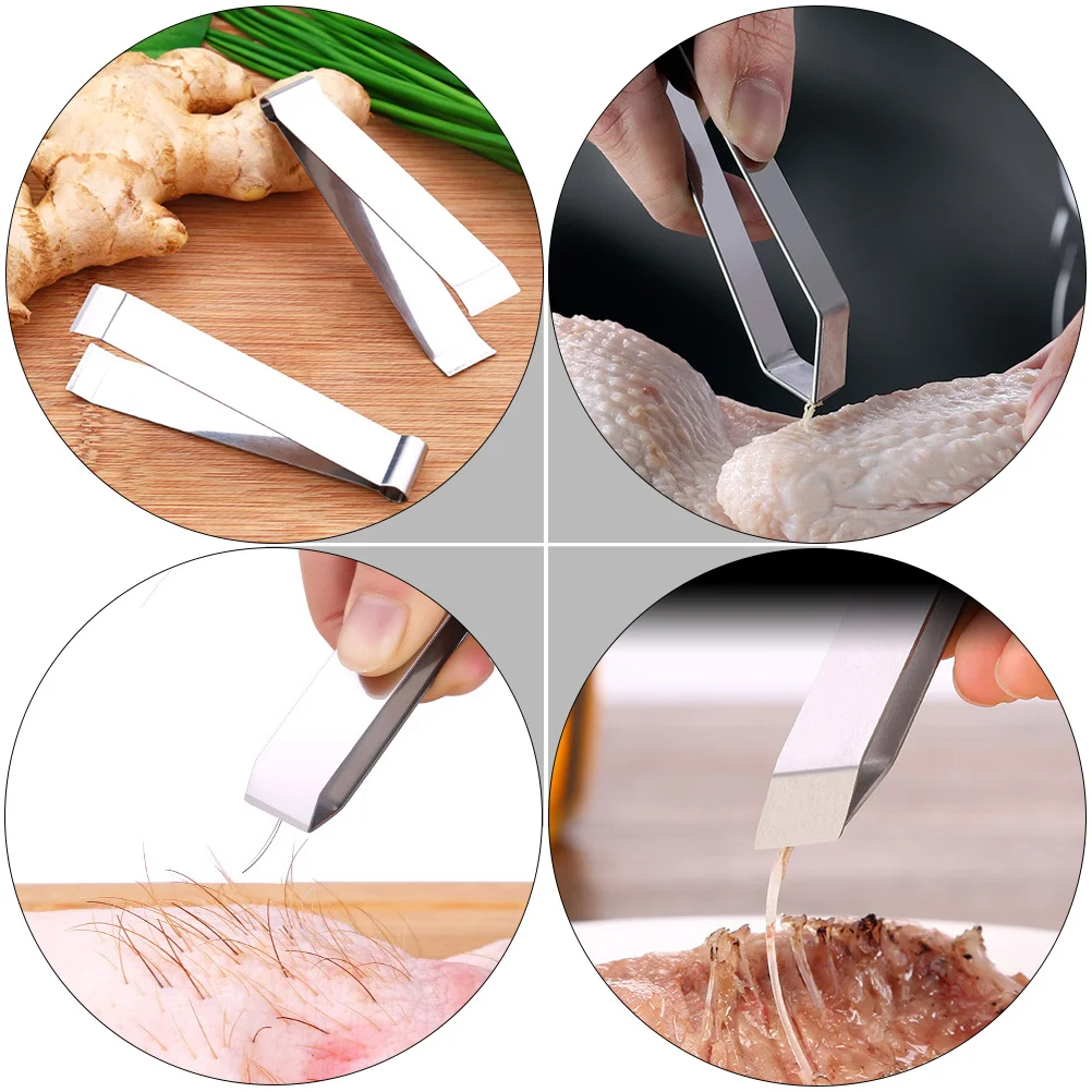 4Pcs Mini Stainless Steel Tweezers Wool Puller for Kitchen Fish Bone Pliers Removal Tool Portable Cooking Aid Household
4Pcs Mini Stainless Steel Tweezers Wool Puller for Kitchen Fish Bone Pliers Removal Tool Portable Cooking Aid Household
