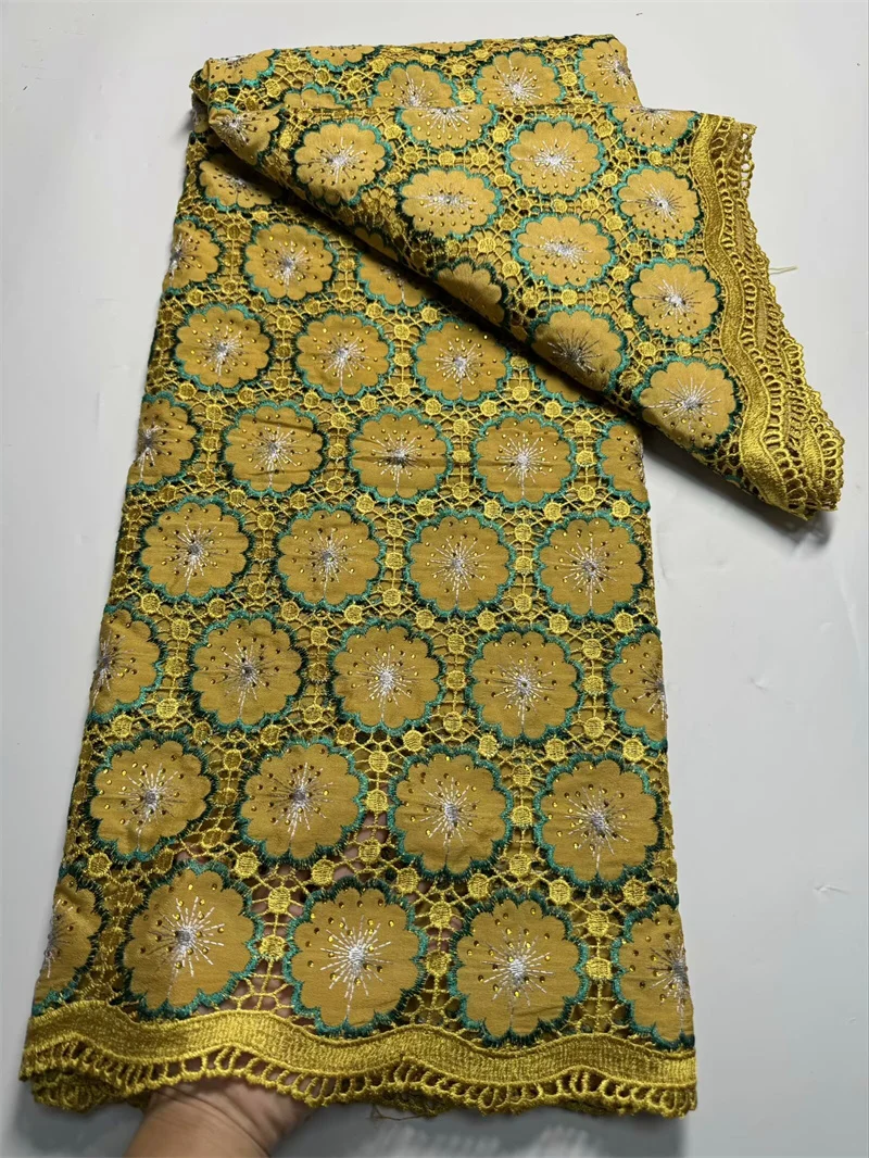 Latest African Guipure Cord Lace Fabric Nigerian Embroidery Water Soluble Mesh Materials Dentelle Africain For Party Dress ZW48
Latest African Guipure Cord Lace Fabric Nigerian Embroidery Water Soluble Mesh Materials Dentelle Africain For Party Dress ZW48