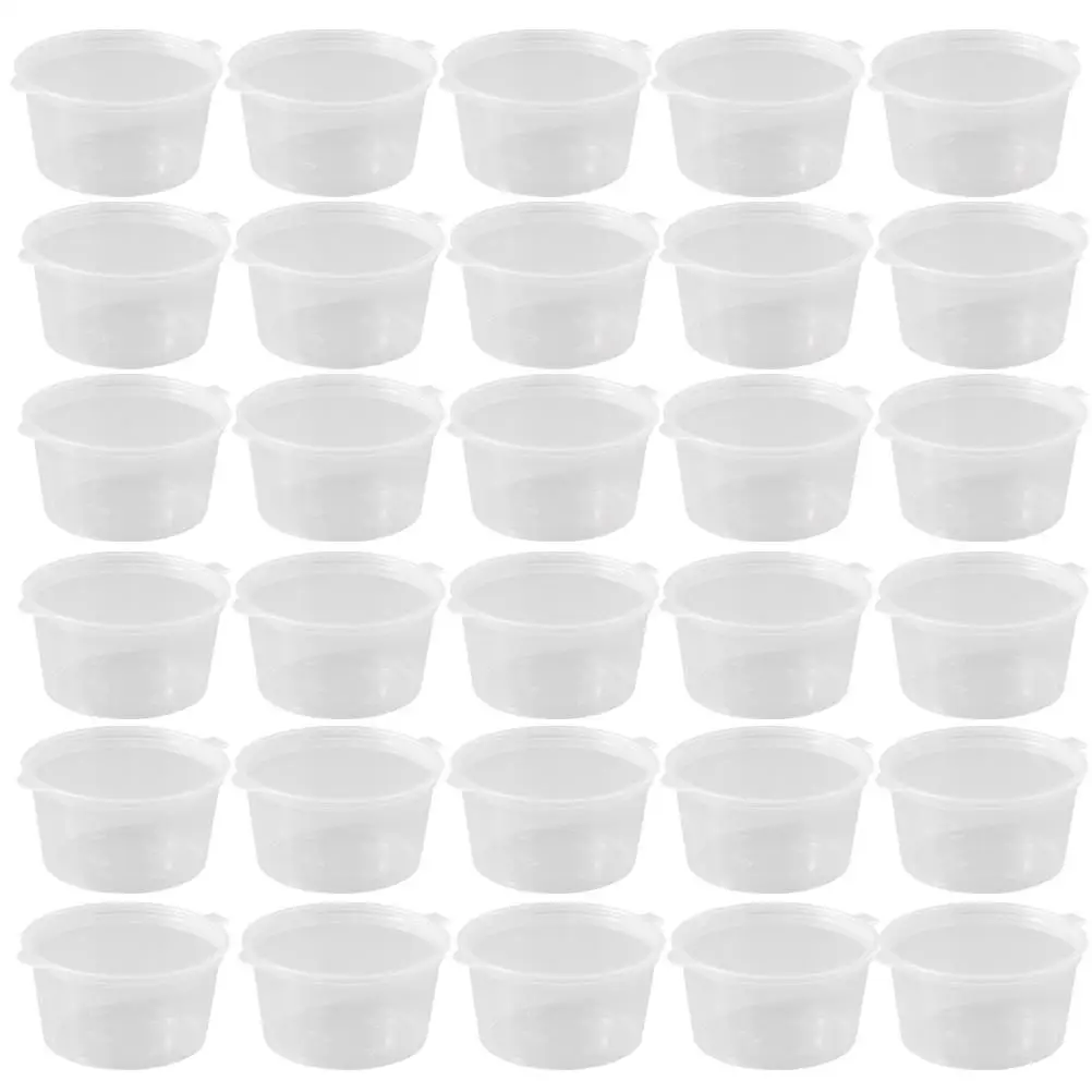 100 Pcs Sauce Packing Boxes Condiment Containers Takeaway Supplies Plastic Reusable Containers Seasoning Cups Dipping Boxes
100 Pcs Sauce Packing Boxes Condiment Containers Takeaway Supplies Plastic Reusable Containers Seasoning Cups Dipping Boxes